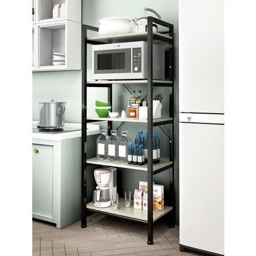 Kitchen Shelves On The Floor, Non-punching Condiment Countertops, Ovens, Storage Cabinets, Artifacts, Microwave Ovens