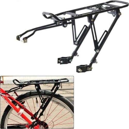 Bicycle Accessories Tools Disc Brake Aluminum Alloy Bicycle Rear Rack MTB Foldable Bikes Pannier Carrier Bag Luggage Shelf
