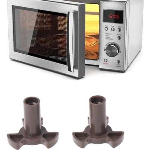 2Pcs Universal Microwave Turntable Coupler Plate Support Stand Drive Cog Tools