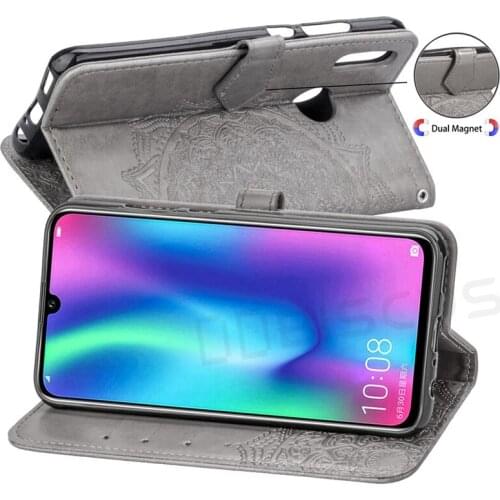 2021 Honor 10i HRY-LX1T Cover Silicone Back Leather Flip Case For Huawei P Smart Plus 2019 FIG-LX1 POT-LX1 INE-LX1 Phone Wallet