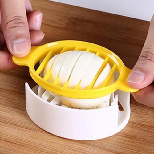 3 In 1 Multifunctional Egg Cutter Egg Slicers Cutting for Hard Boiled Fruit Garnish Egg Slicer Cooking Tools Kitchen Gadgets