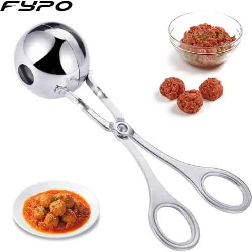 304 Stainless Steel Meat Ball Maker Fish Meatball Mold Kitchen Gadgets Meat Tools DIY Meat Ball Clips Food Balls Ice Cream Maker