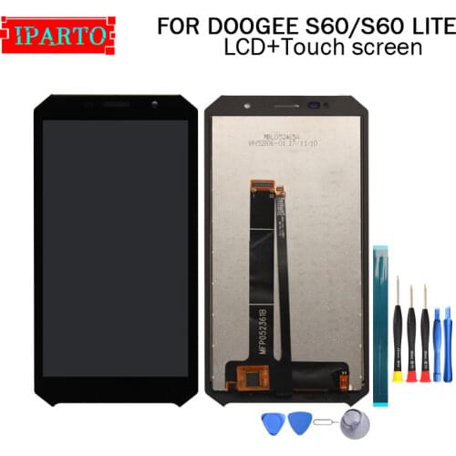 5.2 inch DOOGEE S60 LCD Display+Touch Screen Digitizer Assembly 100% Original New LCD+Touch Digitizer for DOOGEE S60 LITE+Tools