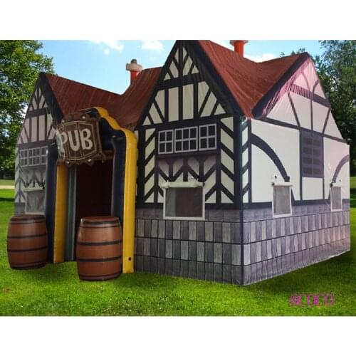 Free air ship to door,New arrival inflatable party bar tent house,8x5m-26x17ft inflatable bar inflatable pub