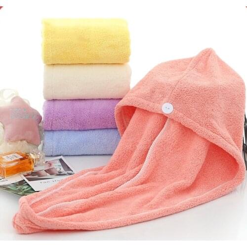 Microfiber Dry Hair Cap, Shower Cap, Strong Water Absorbent Triangle Hat, Girl Washing Hair, Quick-drying,Wiping Hair Towel Tool