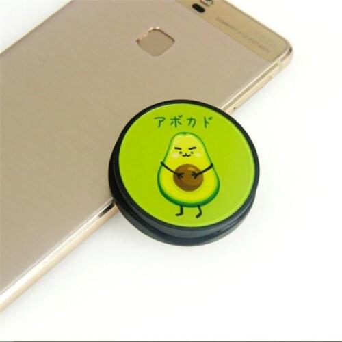 Fruits Lemon Cherry Expanding Stand Grip Mount Phone Socket Fold Mobile Smartphones Pocket Desktop Bracket Phone Stand Holder