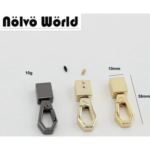 10-30pcs 4 colors shape Keyfob clasp metal chain hook,Lobster Clasps Accessories For Handbags Bags' Long Strap Wholesale