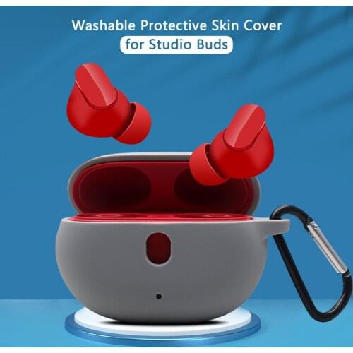 Soft Silicone Earphone Cover For B eats Studio Buds Headset Dust-proof And Anti-lost Silicone Protective Sleeve BluetoothHeadset