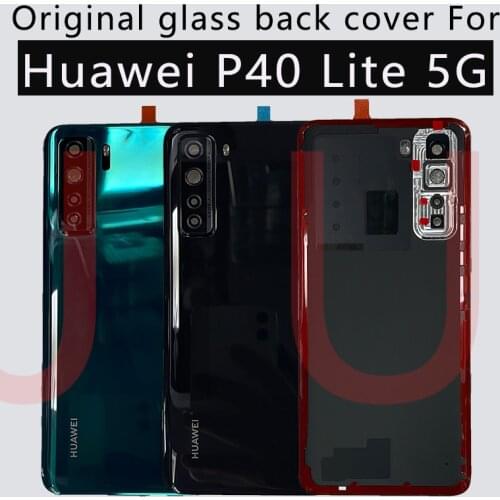 Original For Huawei Honor 30S (Russia)Battery Cover CDY-NX9A Housing Rear Glass Door Panel Case Replacement Parts