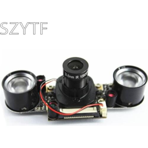 Raspberry PI 2 3 B+ with night vision light 500W pixels Manually switch IR-CUT Raspberry Pi camera module