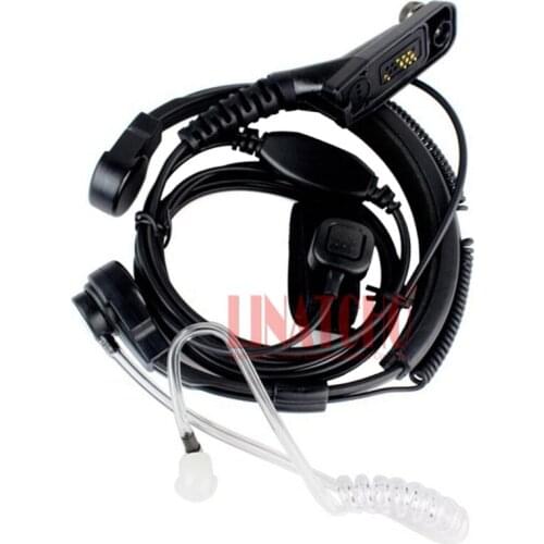 Adjustable Heavy Duty Throat Mic radio walkie talkie XIR P8260 8268 P8200 P8208 headset earphone