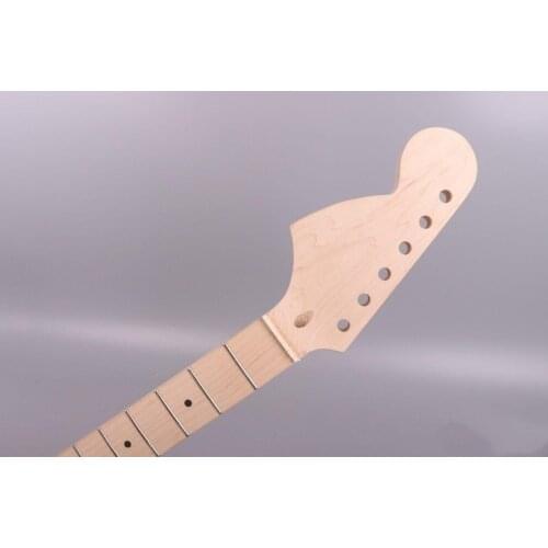 Left hand Electric Guitar Neck Replacement 22 Fret 25.5 In Maple Fretboard