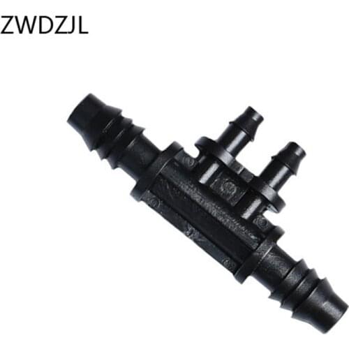Garden irrigation 8/11 to the 4/7 hose connector 4 way irrigation connector 3/8 to 1/4"garden hose splitter 60 pcs