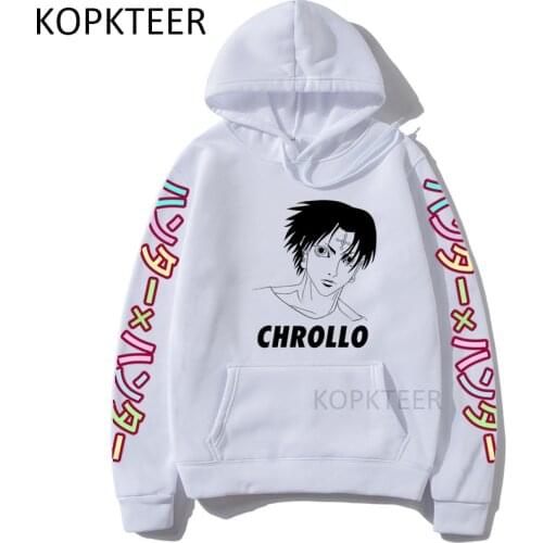 Kuroro Lucifer Hunter Hunter Harajuku Hoodies Men Women Funny Printed Long Sleeve Sweatshirts Autumn Casual Tops Streetwear