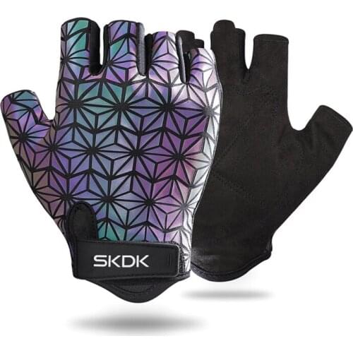 1 Pair Half Finger Weight Lifting Gloves Cycling Training Fitness Workout Wrist Wrap Sports Exercise Bike Sports Gloves