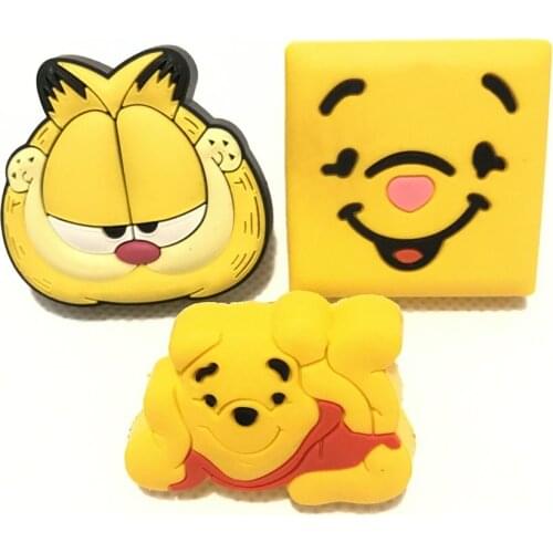 10pcs Soft Rubber Cartoon animal Cabinet Drawer Knob Wardrobe Handle Furniture Closet Dresser Pulls for Kids Nursery Rooms