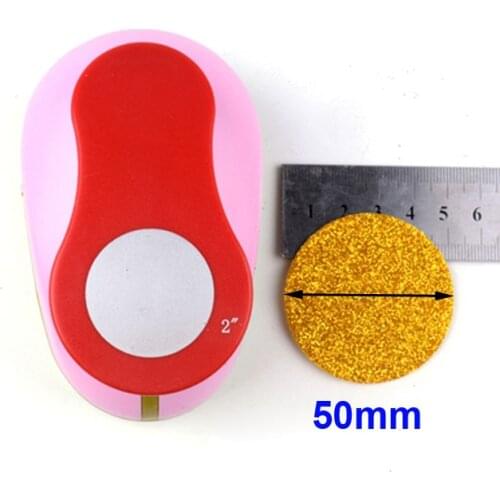 2"/50MM Round design craft punch eva foam maker paper card decoration for Scrapbooking circle shaped hole punch Free Shipping