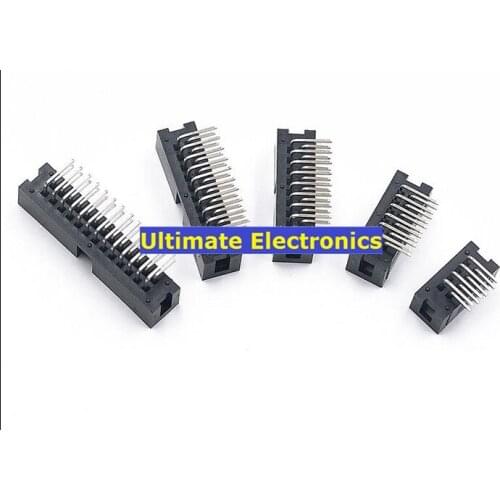 20pcs DC3 6PL DC3-6PL 2.54mm Socket Header Connector ISP Male Double-spaced JTAG