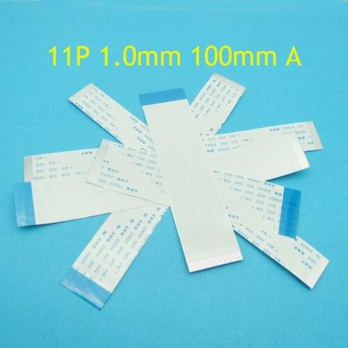 5pcs 11 pin Flat Switch Ribbon Flex Cable Power Button 11pin 1.0mm 18cm 180MM forward direction 11P Ribbon Flex Cable