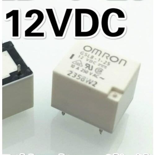 5PCS Brand New & Original Relay G5LB-1-25-12V 12VDC DC12V 10A5 Foot Components