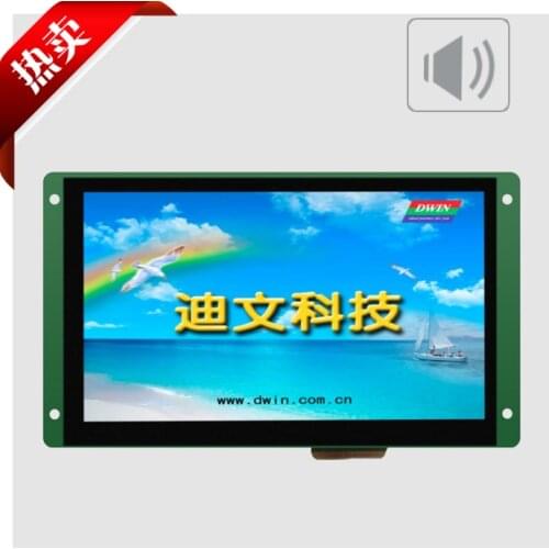 7 Inch DGUS Serial Port Screen DMT80480T070_07WT Industrial Capacitive Touch Screen, Voice Screen Configuration