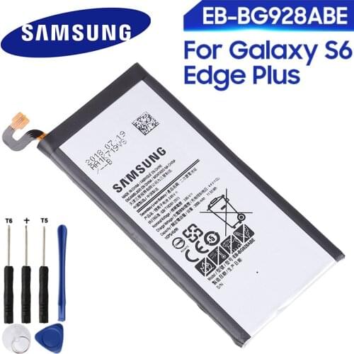 Original Samsung Galaxy S6 Edge Plus Phone Battery EB-BG928ABE 3000mAh For Samsung Galaxy S6 Edge Plus G928 G928F G928G G928T