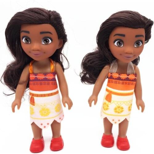 Moana Doll Toy Figures 16cm Maui Chick Handan Spotted Pig Action Figures Toy PVC Model Girls Kids Lover Christmas Gift Toys