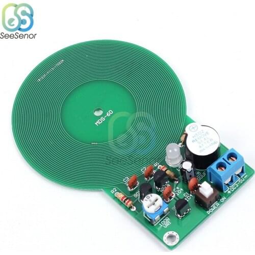 DIY Kit Metal Detector Kit Electronic Kit DC 3V-5V 60mm Non-contact Sensor Board Module DIY Electronic Part Metal Detector