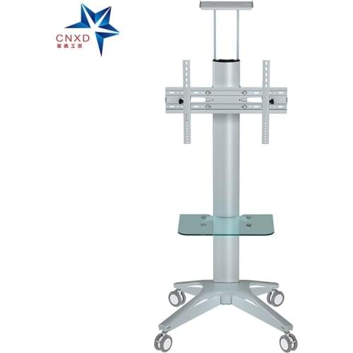 Wall bracket TV bracket aluminum alloy floor type video conference TV mobile bracket movable cart rack monitor stand