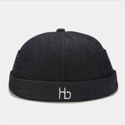 Pure Color Fashion Personality Hip-hop Mens Beanie Beanie Cap Wholesale Embroidery Mens Cap Beanie Hat