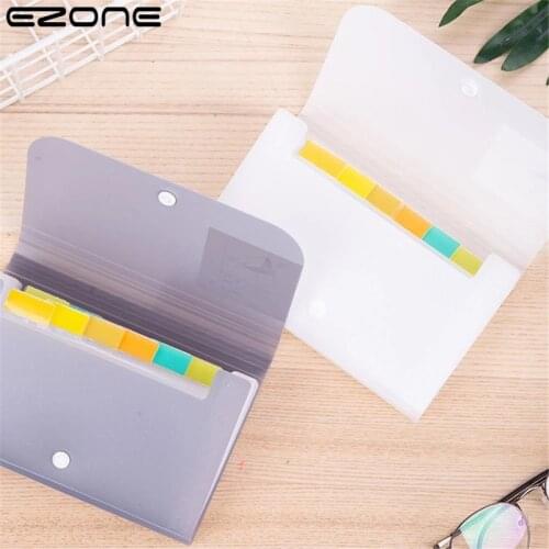 EZONE 1PCS A6 File Folder Document Organizer Receipt File Expanding Wallet 13 Pockets Bill Folders Paper Holder Office Supplies