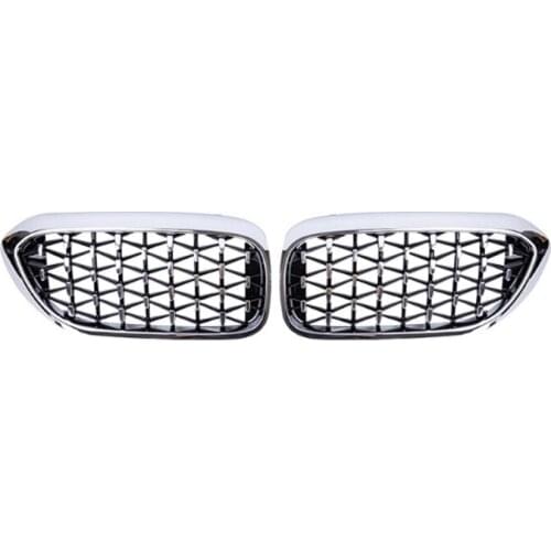 Styling center grille ABS Front Bumper grill Vertical Bar Middle Grill For BMW 5 series G30 G38 2018-2020