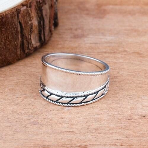 Retro Classic Women Wedding Ring Fashion Simple Copper Big Rings Women Wedding Jewelry Anniversary Gift Support Wholesale