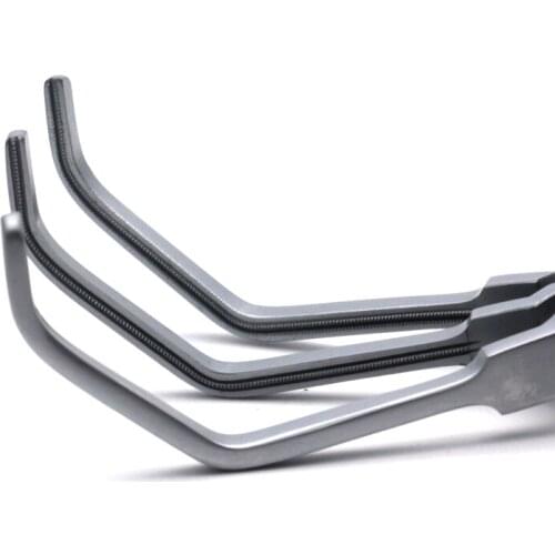 Three-leaf non-injury forceps for esophageal coincidence abdominal three-leaf forceps