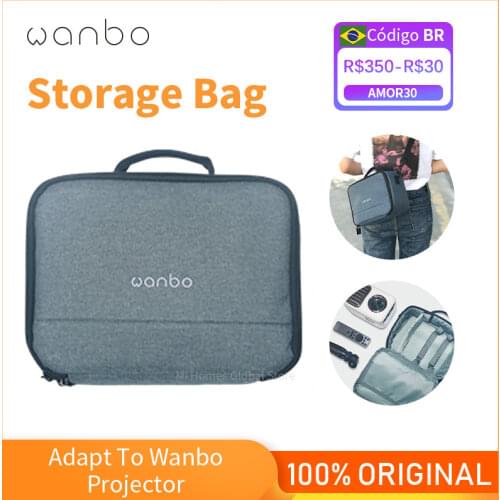 Wanbo Storage Bag For T2 Max X1 Projectors Portable Protective Storage Case Projector Accessories Mini Beamer Travel Bag