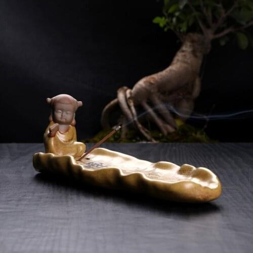 Unique romance Ceramic incense inserted Authentic censer carefully-selected spice Lie the censer joss stick incense coil sandal