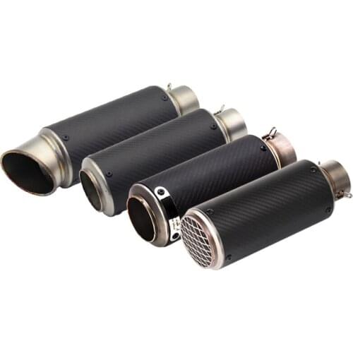 Inlet 51mm 61mm Motorcycle Exhaust Muffler Pipe Motorbike Slip On Universal for CBR1000RR CBR500 CBR650 S1000RR FZ6 TRK 502 etc