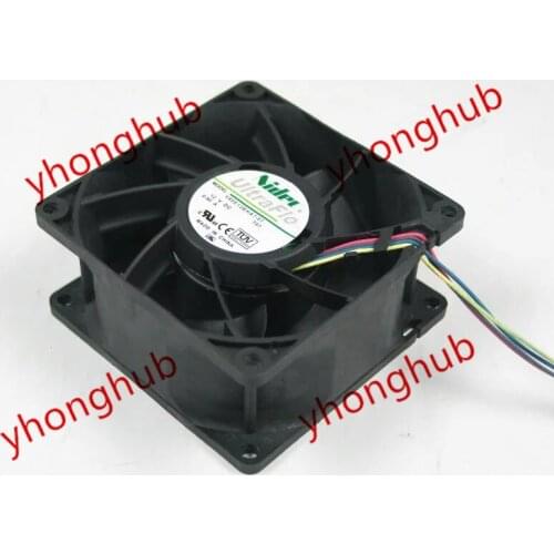 NIDEC V80E12BHA7-57 T07 DC 12V 0.80A 80x80x38mm Server Cooling Fan