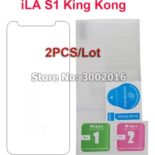 2PCS For iLA S1 King Kong Tempered Glass 9H Explosion-proof Moble Phone Glass Film For iLA S1 King Kong Screen Protector