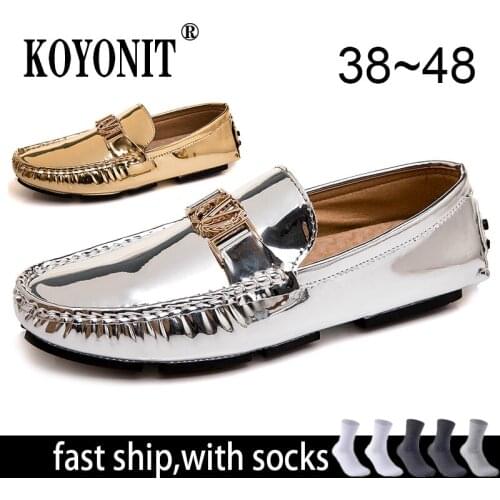 Brand 2021 Men Shoes Autumn Luxury Leather Fashion Shoes Loafers Boat Man Drive Flat Footwear Classic Comfy Mens Casual Shoes