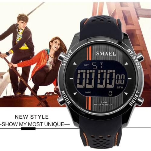 Men Business Watch 5Bar Waterproof Fashion Simple Clock LED Digital Sports Electronic Relogio Masculino Watches Mens 2020 New