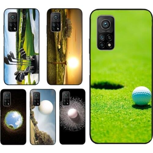 Sport Golf Ball Course Field Phone Case For Xiaomi Mi 11 Ultra 9T 10T Pro Mi Note 10 Lite POCO X3 M3 Pro F3 Back Cover