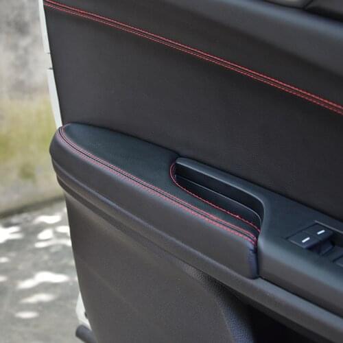 For Honda Civic 10th Gen 2016 2017 2018 2019 Microfiber Leather Center / Door Handle Panel Armrest Covers Protective Trim