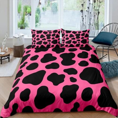 Home Living Luxury 3D Cow Bedding Set Duvet Cover Set Pillowcase Kids Bedding Set Queen and King EU/US/AU/UK Size