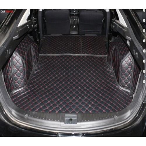 Good quality! Full set car trunk mats for Mazda 6 hatchback 2012-2008 durable boot carpets cargo liner mats for Mazda 6 2009