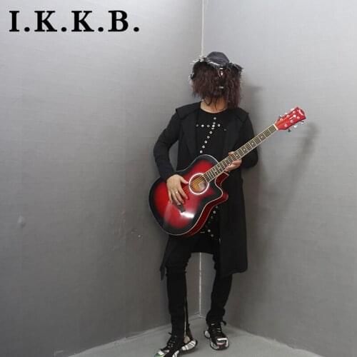 Dark mens Cape large lace up hairstyle master brother windbreaker Yamamoto Yaosi punk coat