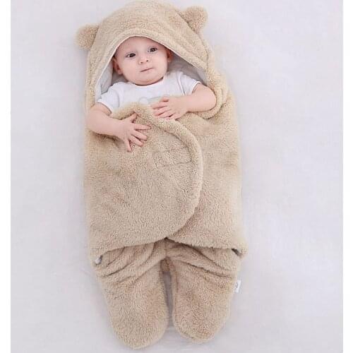 Soft Newborn Baby Wrap Blankets Baby Sleeping Bag Envelope For Newborns Sleepsack For Baby 0-9 Months Envelope For Statement