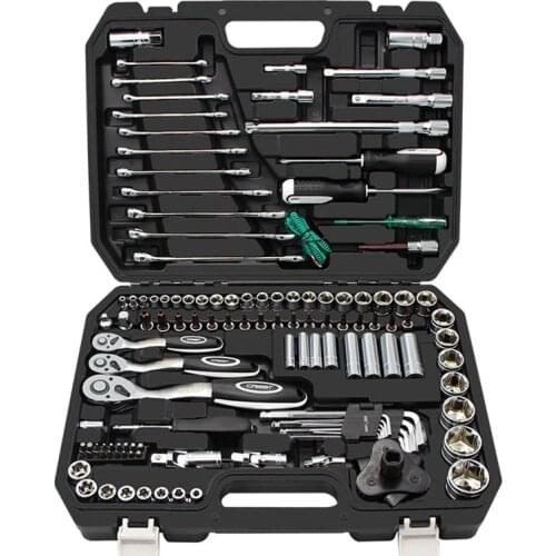 Auto Repair Socket Set Auto Repair Sleeve Combination Car Repair Ratchet Wrench Tool Complete Box