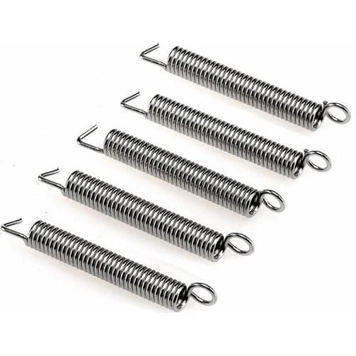 Wilkinson Metal Tremolo Bridge Springs Set for Fender/Squier Strat, Nickel (Set of 5)
