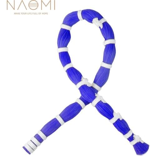 NAOMI 1 Bulk 250g 80cm 31.5 Inch Length Blue Premium Quality Mongolian Horse Hair For Violin Viola Cello Bow
